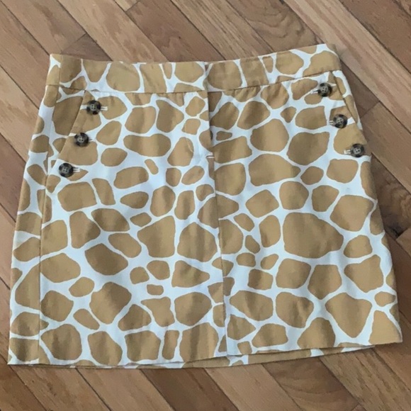 J.Crew giraffe print mini skirt 🦒 - Picture 1 of 3